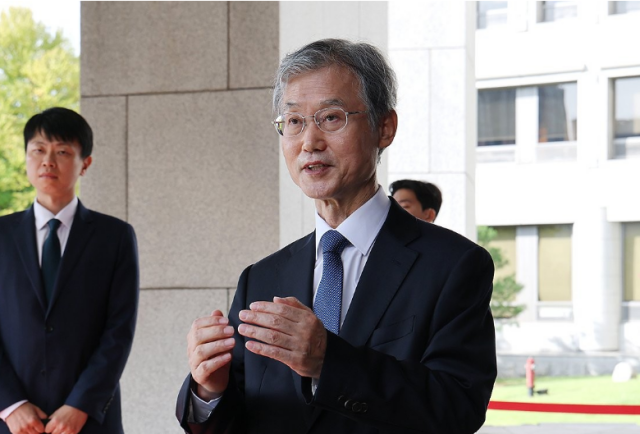 조희대, 대법관 제청 유지 여부 즉답 피해…재제청 거부 국감서 설명