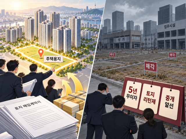شركة الأراضي والإسكان الكورية تستثمر 500 مليار وون لشراء أراضٍ سكنية بينما تواجه أراضيها التجارية صعوبات في البيع رغم شروط التمويل الميسرة