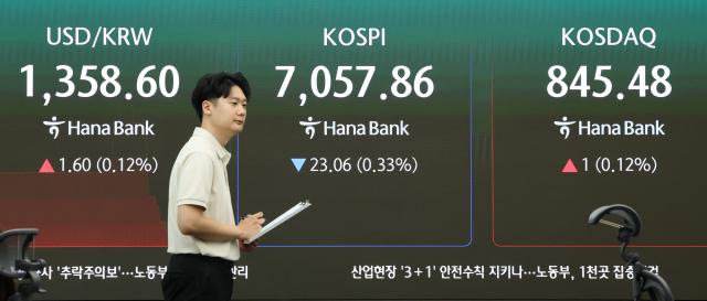 انهيار مؤشر كوسبي دون مستوى 7000 نقطة وسط موجة بيع أجنبية بقيمة 3.2 تريليون وون وانهيار أسهم أشباه الموصلات