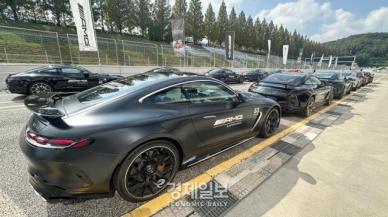 [르포] AMG GT 55·43부터 GLE·G 63까지…서킷·오프로드 넘나든 주행 기술