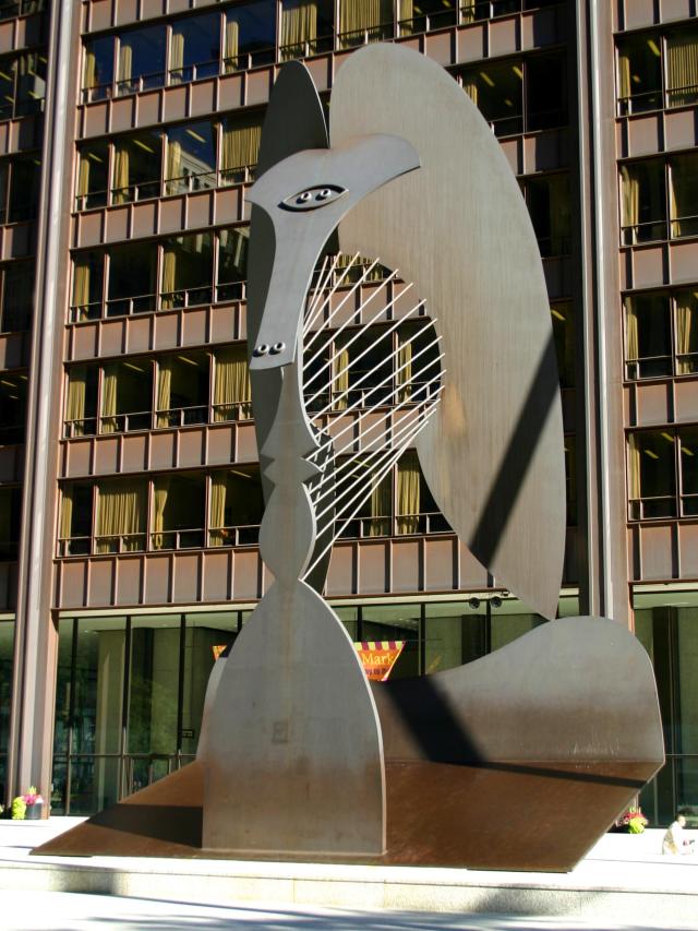 시카고 파블로 피카소Pablo Picasso의 무제Untitled 1967 사진 Wikimedia