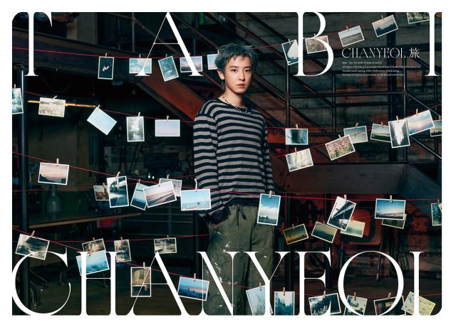 Chanyeol of EXO poses in a concept photo for his second Japanese EP Tabi Courtesy of SM Entertainment