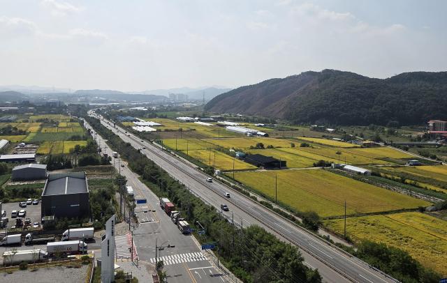 용인 첨단시스템반도체 클러스터 국가산업단지 부지 사진장선아 기자
