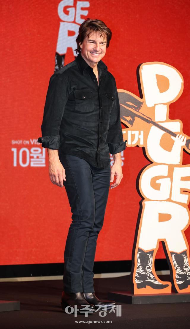 El actor Tom Cruise posa durante una rueda de prensa de la película 'Digger' celebrada el 1 de octubre por la tarde en el Hotel Conrad Seoul, en el distrito de Yeongdeungpo, Seúl. 2026.10.01[Foto=Reportera Yu Na-hyun shooting@ajunews.com]