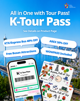 Extranjeros pagan solo 15.000 wones por el Pase K-Tour: descuentos de transporte y acceso a atracciones turísticas en Busán