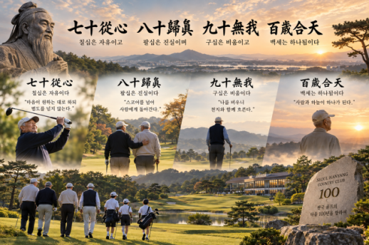 백세골프대회에서 만난 인생의 후반전