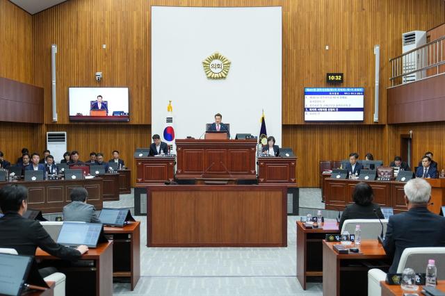 경주시의회 제301회 제1차 정례회 본회의 장면 사진경주시의회