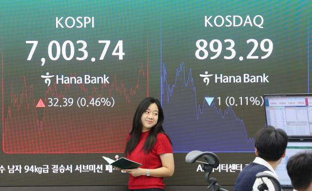 مؤشر كوسبي يغلق عند مستوى 7000 نقطة بصعوبة وسط حذر السوق... ومؤشر كوسداك ينخفض