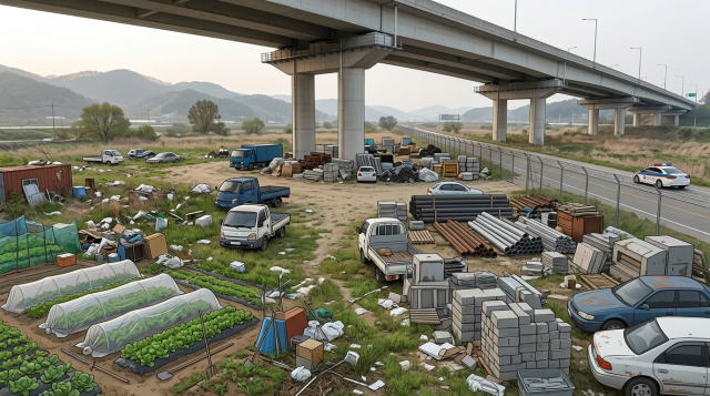 Terrenos ociosos en autopistas: 5.1 millones de metros cuadrados afectados por ocupación ilegal durante cinco años