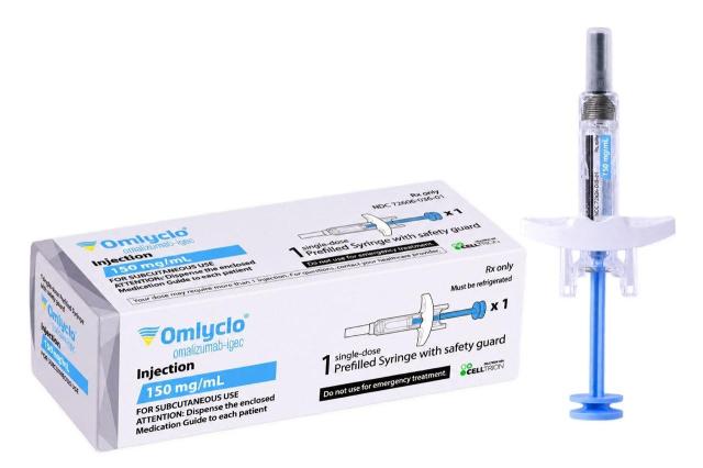Celltrion launches first US biosimilar to Xolair