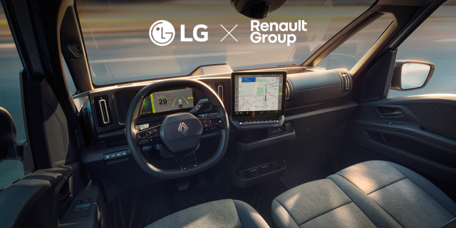 LG Electronics supplies cockpit system for Renaults first commercial SDV