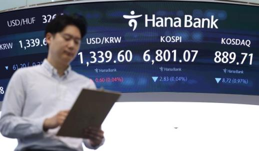 환율, 강달러에도 수출업체 달러 매도에 1330원대