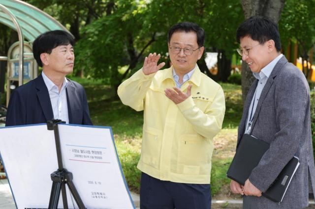 고양은평선 화수역 신설 현장 점검 모습 사진고양시