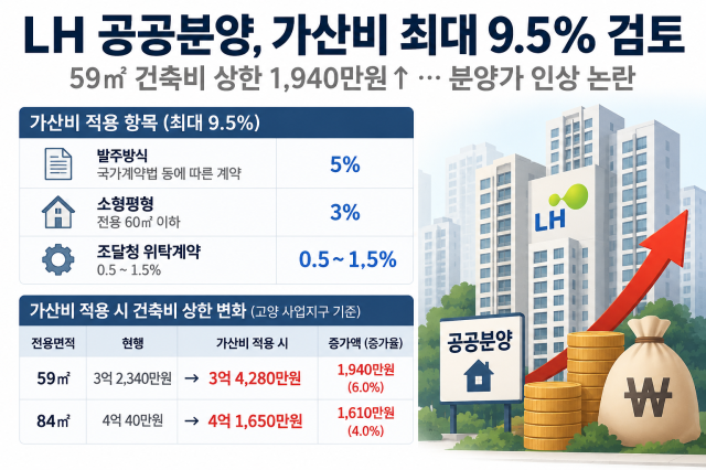 هيئة الإسكان الكورية تدرس إضافة رسوم تصل إلى 9.5% على الوحدات السكنية العامة المعروضة للبيع
