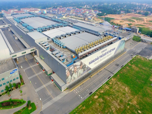 Nhà máy của Samsung Electronics Việt Nam Thái Nguyên Ảnh Samsung Việt Nam cung cấp