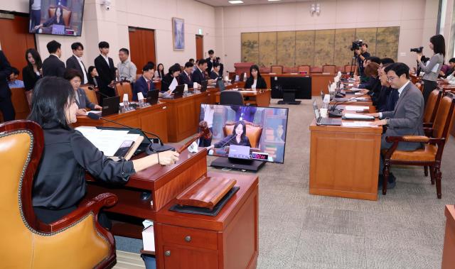 문체위 국감 증인 등 출석 요구의 건 의결 사진연합뉴스