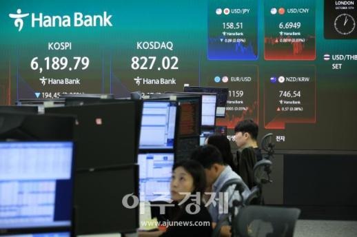 [포토] 코스피·코스닥 연이틀 급락
