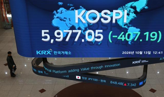 美 반도체주 하락에 亞 기술주 직격탄…코스피 6% 급락, 日·대만도 2% 가까이 빠져