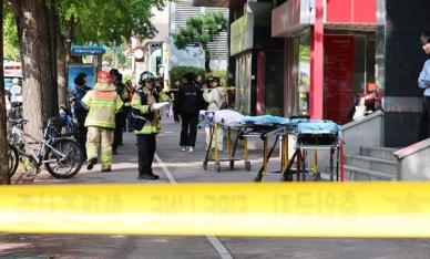 "양손에 흉기 묶고"…'1명 심정지·7명 부상' 구월동 흉기 난동 당시 상황