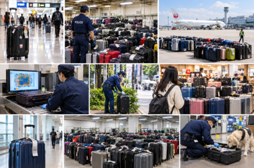 日 공항·역에 버려지는 여행가방…도쿄서 3년 새 1.8배