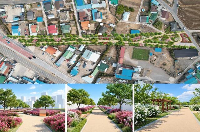 포항시 북구 흥해읍 용천리 1225-18번지 일원 철도 유휴부지에 무궁화동산 조성 사업 추진 사진포항시