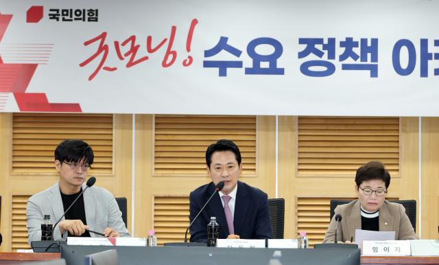  장동혁 국민의힘 대표가 14일 국회 의원회관에서 열린 굿모닝 수요 정책 아카데미에서 발언하고 있다 사진연합뉴스