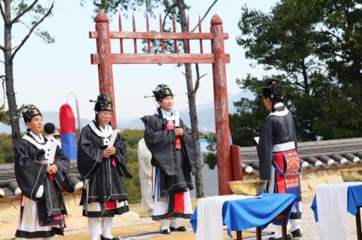 경산시민의 날 앞두고 시민 안녕 염원…경산시, 전통 문화유산 사직제 봉행