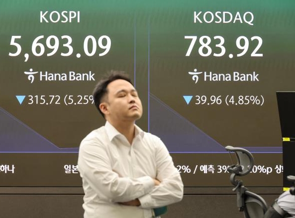 [포토] 코스피·코스닥 장 초반 동반 급락