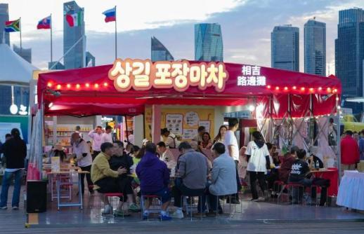 韩国食品走进中国青岛 国庆假期吸引约万人体验