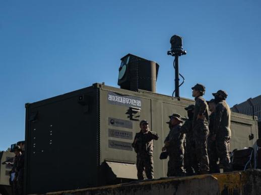South Koreas laser air defenses down all three drones in Army drill