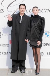 [포토] ​​​​​​​주상욱·차예련 부부, 미스지콜렉션 27 SS 패션쇼 참석