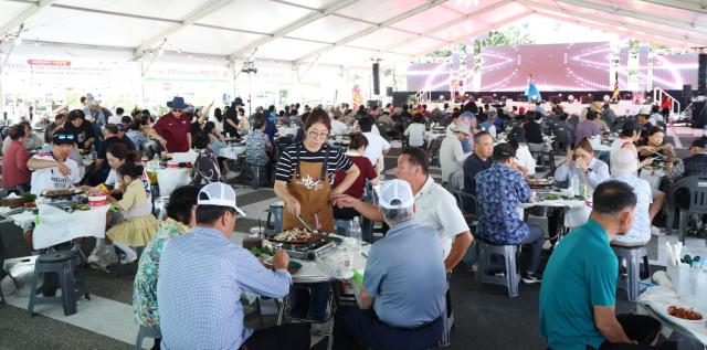 제4회 태안한우 꽃지왔소 축제 진행 모습