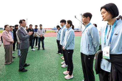 정명근 화성시장, 제주 전국체전 현장 방문...2027년 대회 준비 본격화