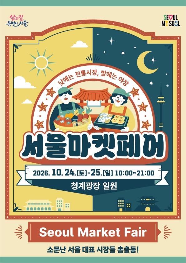 Áp phích quảng bá Seoul Market Fair
Ảnh do Chính quyền thành phố Seoul cung cấp