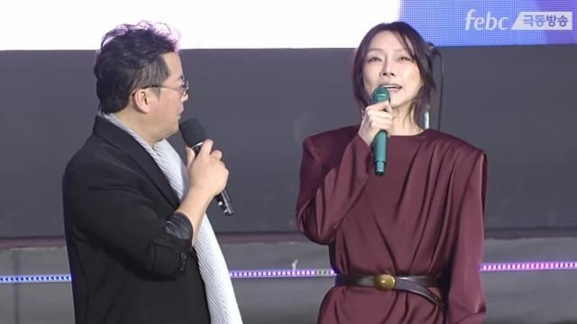 배우 공형진이 뮤지컬배우 차지연에게 무례한 언행을 해 논란에 휩싸였다 사진유튜브 채널 극동방송 영상 캡처