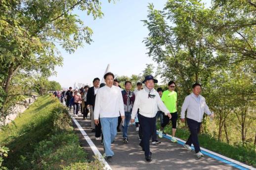 무안 남악신도시 주민 700여 명 건강걷기 동참…도심 속 3.3㎞ 걸으며 소통