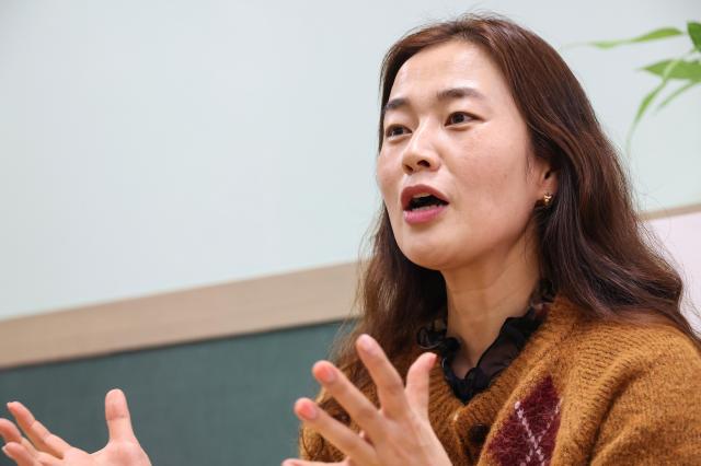 Choi Yeon-jeong a counseling teacher at Yeomyung School speaks during an interview with AJP at the school in Seouls Gangseo District on Oct 19 2026 Students from North Korea sometimes ask Were already grateful that banks keep our money safe Why do they even pay us interest she said It takes time for them to understand South Koreas capitalist system AJP Yoo Na-hyun