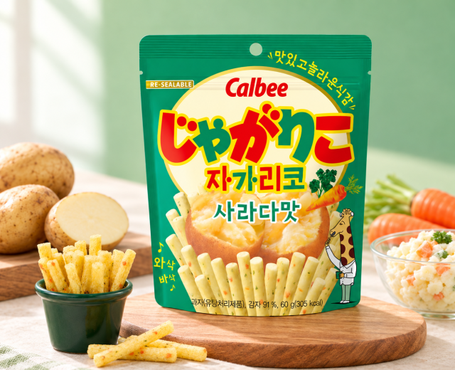 자가리코 과자 이미지 사진크라운해태