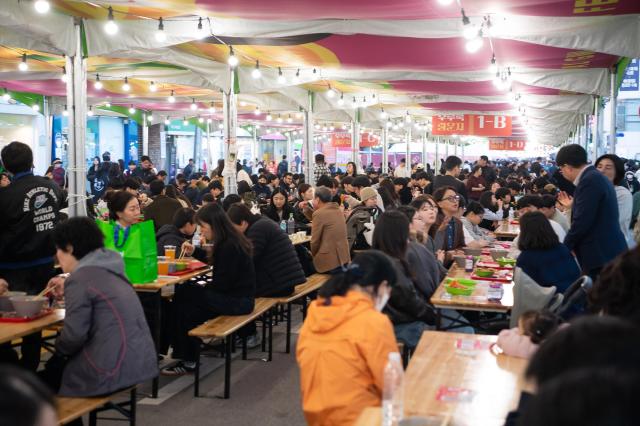 2025년 구미라면축제 행사장사진구미시