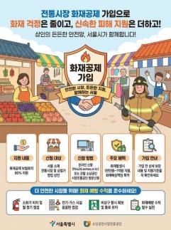 전통시장 화재공제 가입하세요…서울시, 공제료 최대 80% 지원