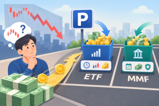 [AJU+MONEY] 증시 불안에 대기자금 어디에 둘까…MMF·머니마켓ETF 주목