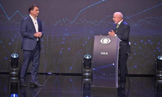 Cuộc tranh luận TV căng thẳng giữa Lula và Flávio Bolsonaro trước bầu cử tổng thống Brazil