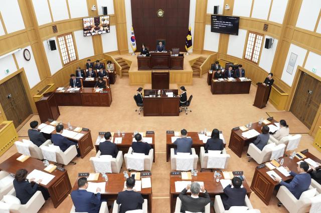 경산시의회 제274회 임시회 제1차 본회의사진경산시의회