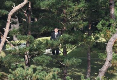 李在镕现身李健熙逝世六周年追悼仪式