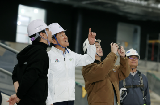 오세훈, 내년 6월 개관 서울아레나 현장 점검…강북 전성시대 주요 거점