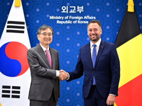 North Korea and Ukraine pose linked security challenge: Belgian minister