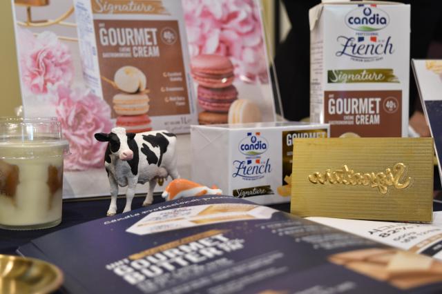 Candia Professional butter and cream products are displayed at Food Experience Korea in Seoul Oct 26 2026 Courtesy of Joonha Yoo