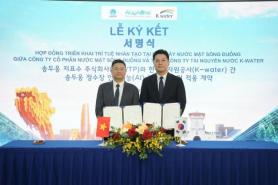 Hàn Quốc xuất khẩu công nghệ vận hành nhà máy nước bằng AI sang Hà Nội