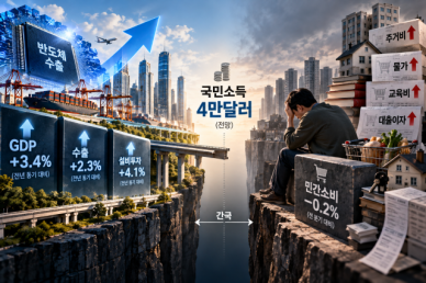 [데스크칼럼] 국민소득 4만달러 시대, 왜 내 지갑은 가벼운가