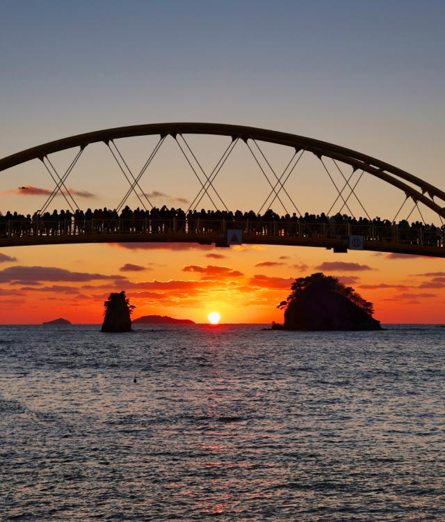 리지역 명소 알리기 공모 선정 사진꽃지해수욕장 꽃다리 해넘이
